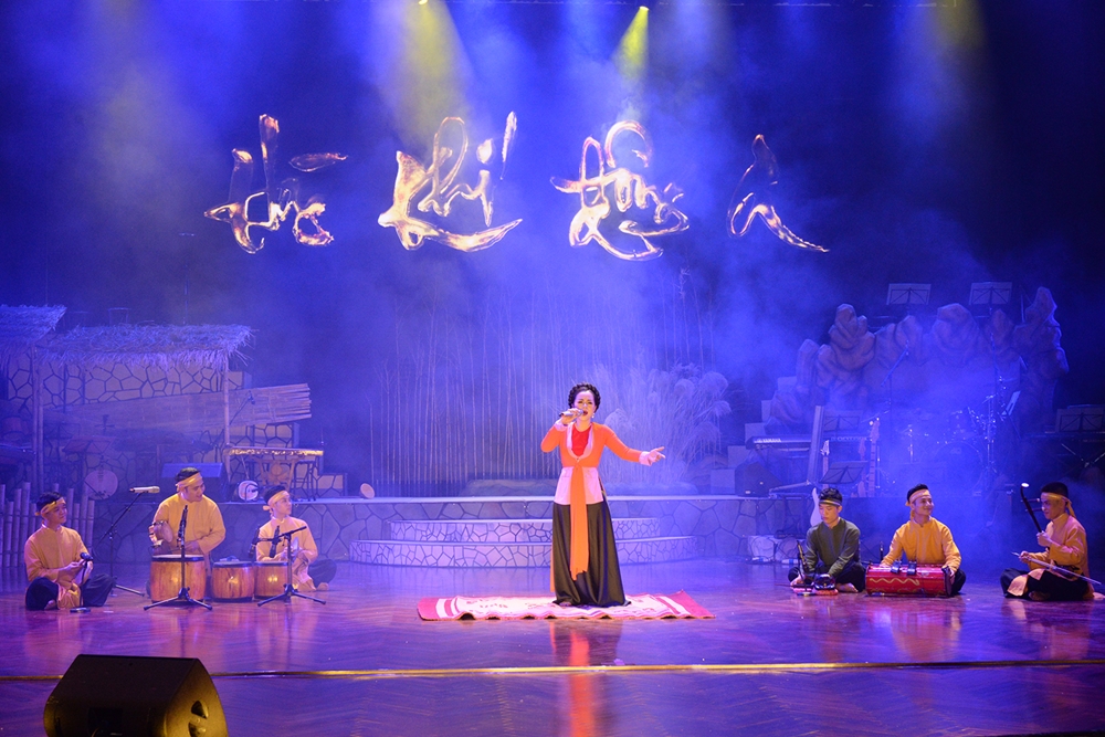 NSƯT Nhật Thuận, Đoàn Văn công Quân khu 3 thể hiện tác phẩm “Xẩm quê lính”